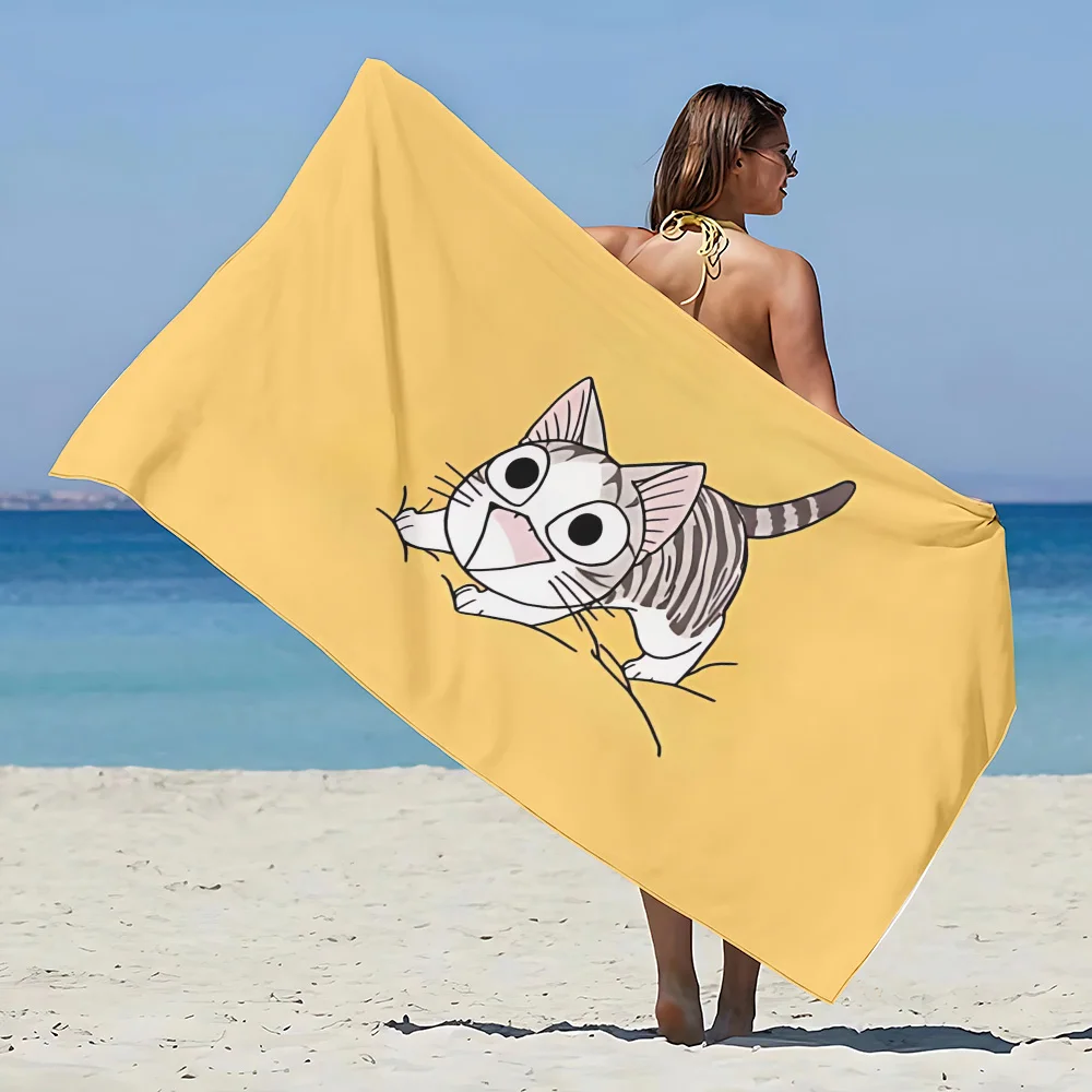 Chi Chi’s Sweet Home Beach Towel Microfiber Sand Free Quick Dry Soft Sandproof Pool Towels Gift for Women Travel Gym Shower