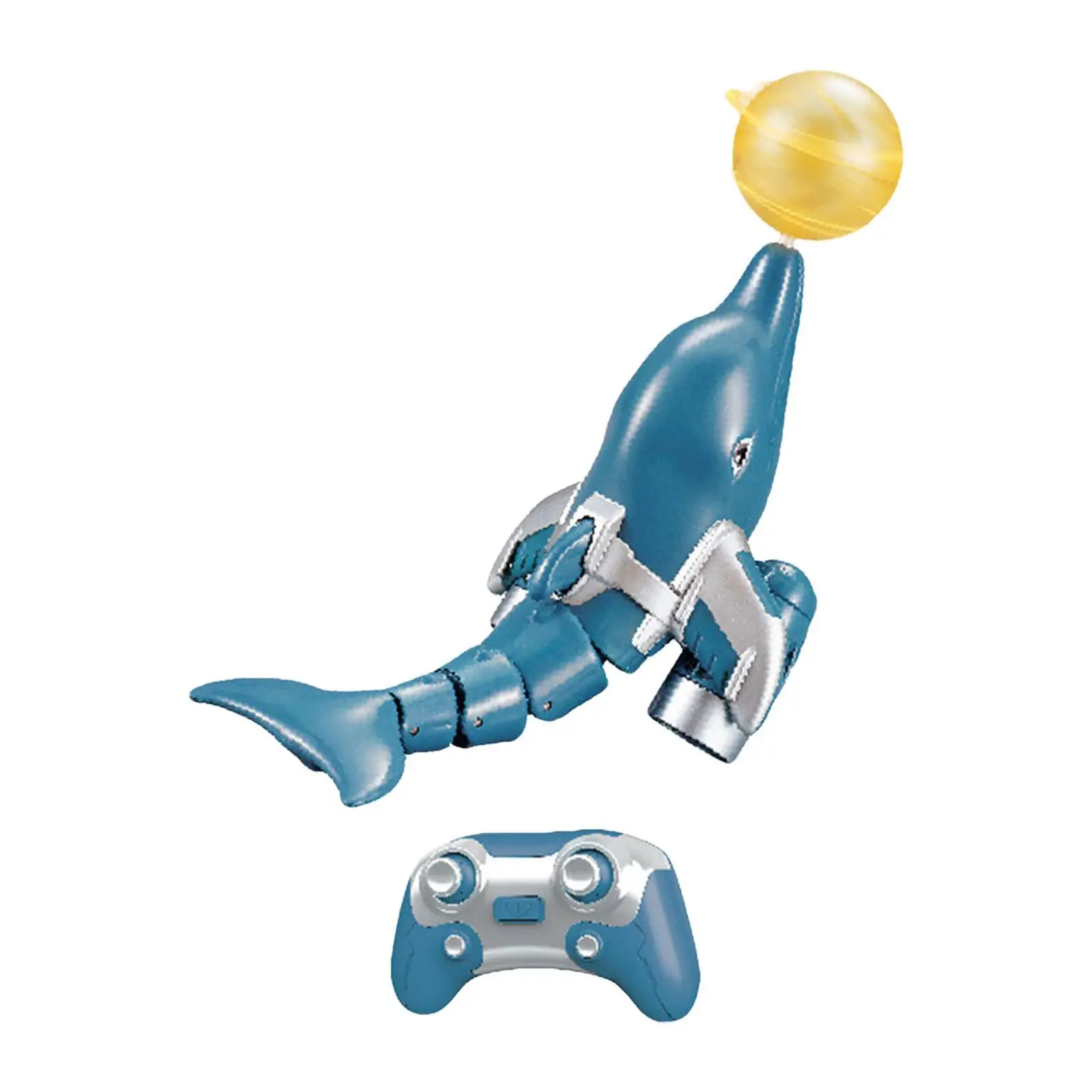 Remote Control Dolphin Toy RC Boat Toy Sensory Toy,Submersible Toy with Light