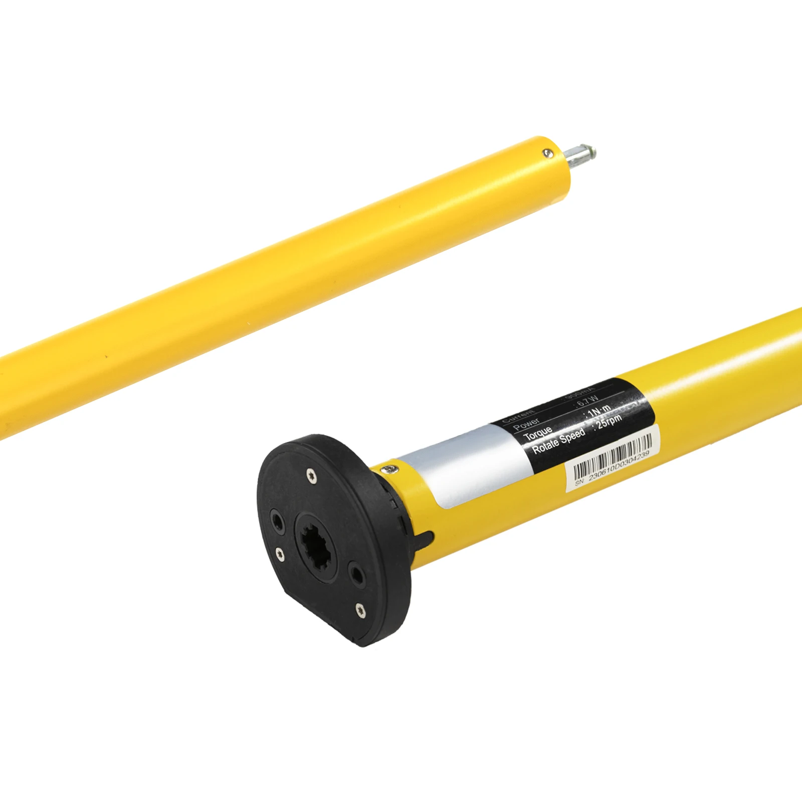 High-quality wireless tubular shutter motor Alexa supports rechargeable lithium battery silent performance roller shutter motor