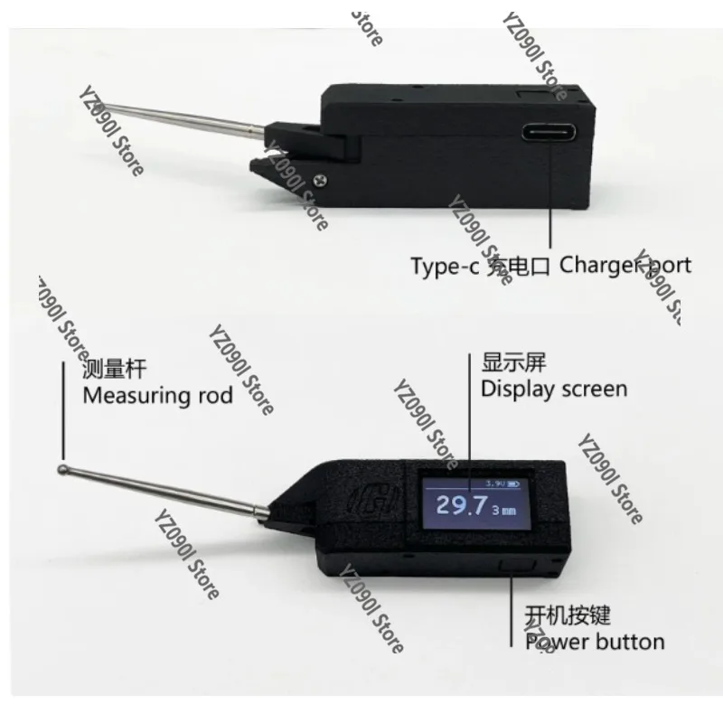 Mini Car Height Measuring Stick Universal RC Vehicle Chassis Detection Tool