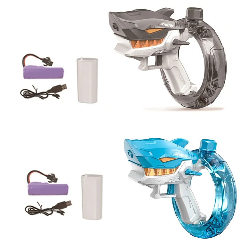 

Electric Water Toy For Kids Adults 300Cc Large Capacity Water Pool Toys For Summer Swimming Beach Water Fighting Durable Gray