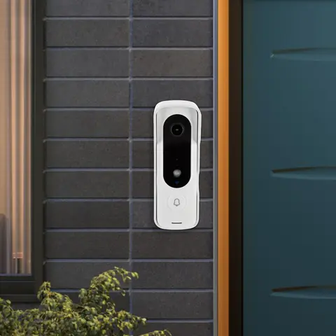 Timbre de vídeo de visión nocturna H6wifi blanco, timbre de vídeo inalámbrico inteligente, portero Visual, portero Visual inteligente