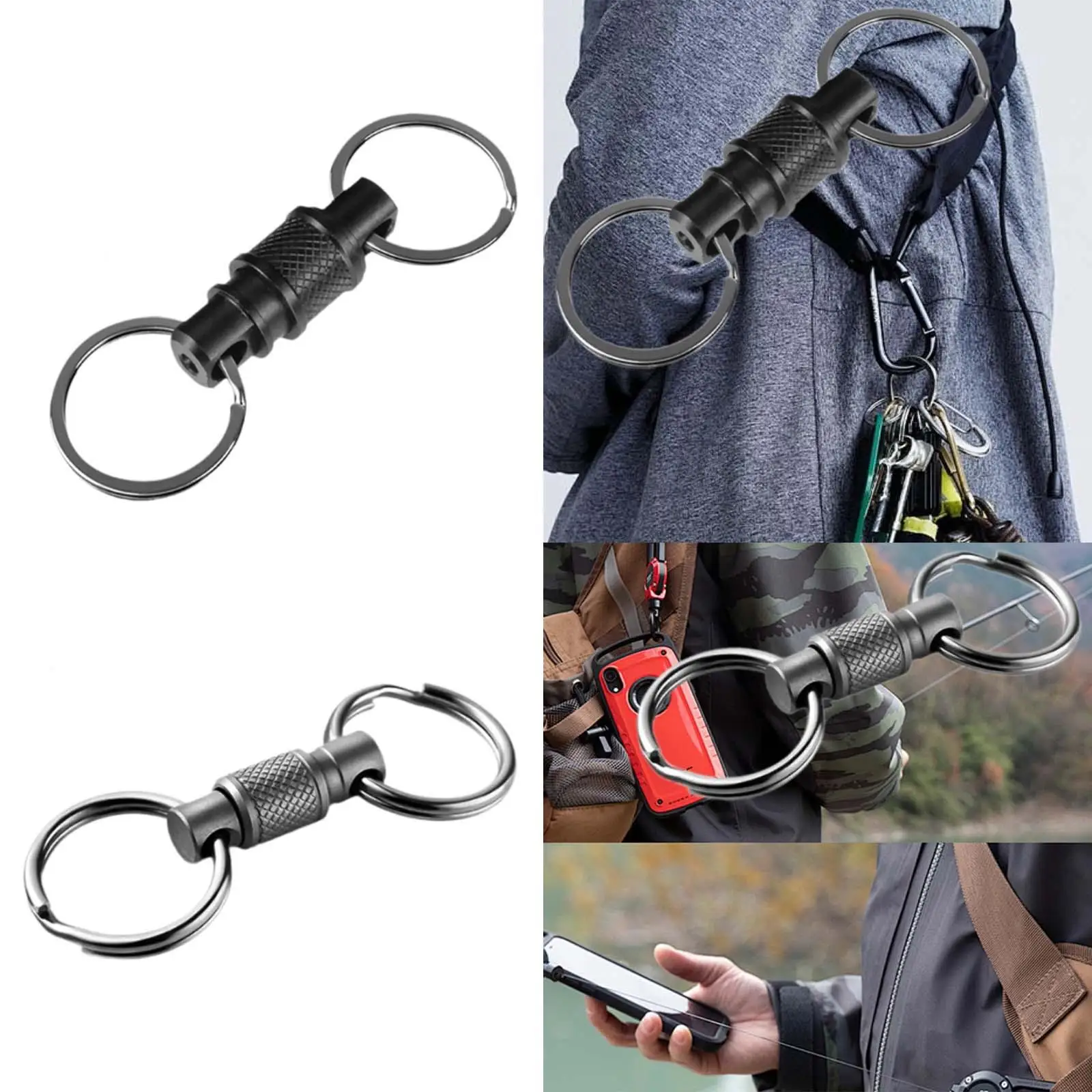 

Быстросъемный брелок для мужчин, подарок, стильный для сумки, аксессуары, походный кошелек