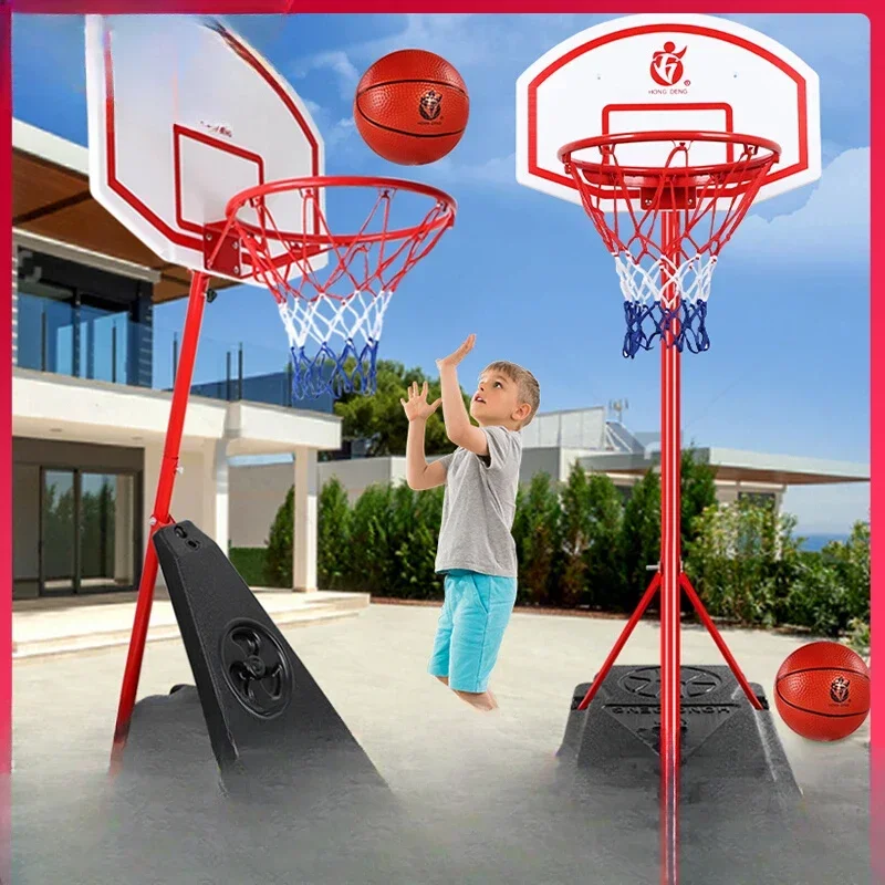 Reinforced bracket base basketball rack, children's basketball rack can lift and lower outdoor indoor shooting frame