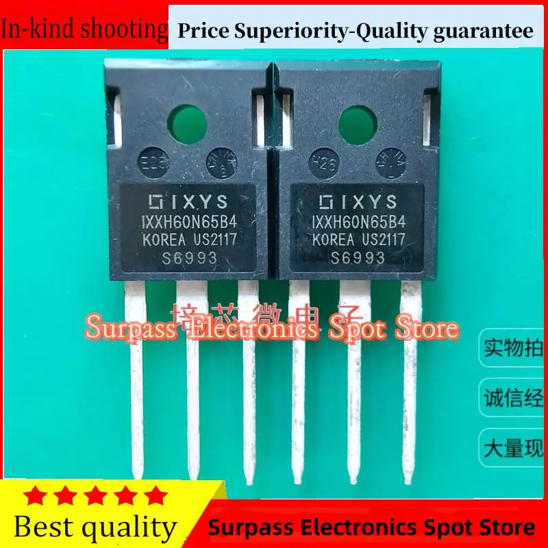 50PCS-100PCS  IXXH60N65B4  IXXH60N65B4H1 IGBT TO-247 60A650V Price Superiority-Quality guarantee