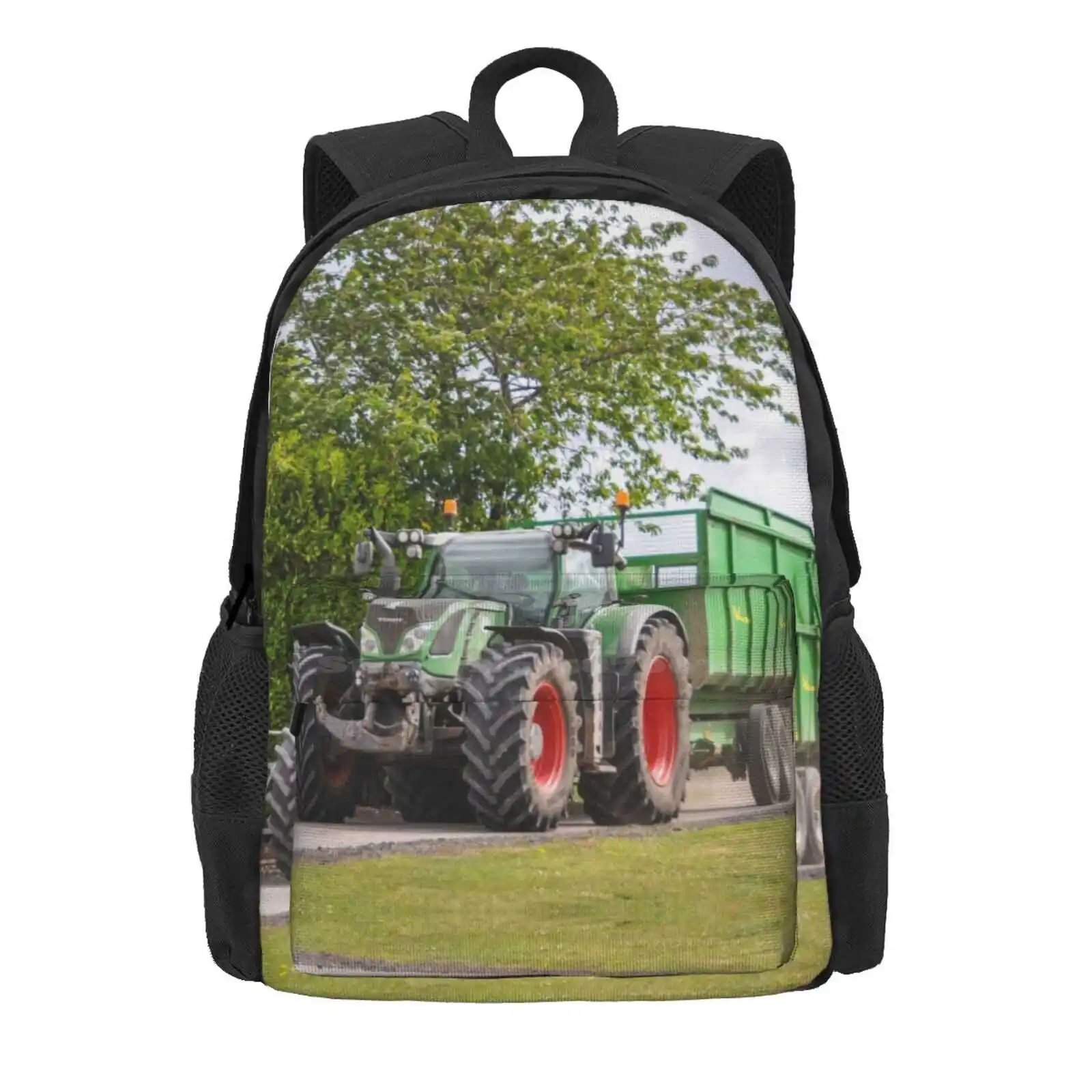 Fendt Carting Silage Hot Sale Schoolbag Backpack Fashion Bags Nature Countryside Agriculture Farming Fendt Tractor Aw Trailer