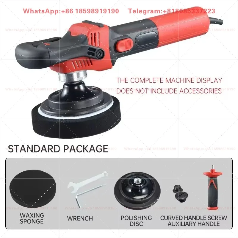 HOPRIO OEM 1480W Dual Action Random Orbital Polisher Professional Auto Polishing Machine For Automotive Manufacturing