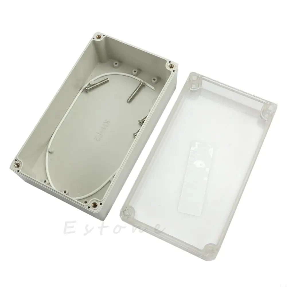 U4LAジャンクションボックスプラスチック電源エンクロージャーDIY電子エンクロージャーボックス用のClear Co用