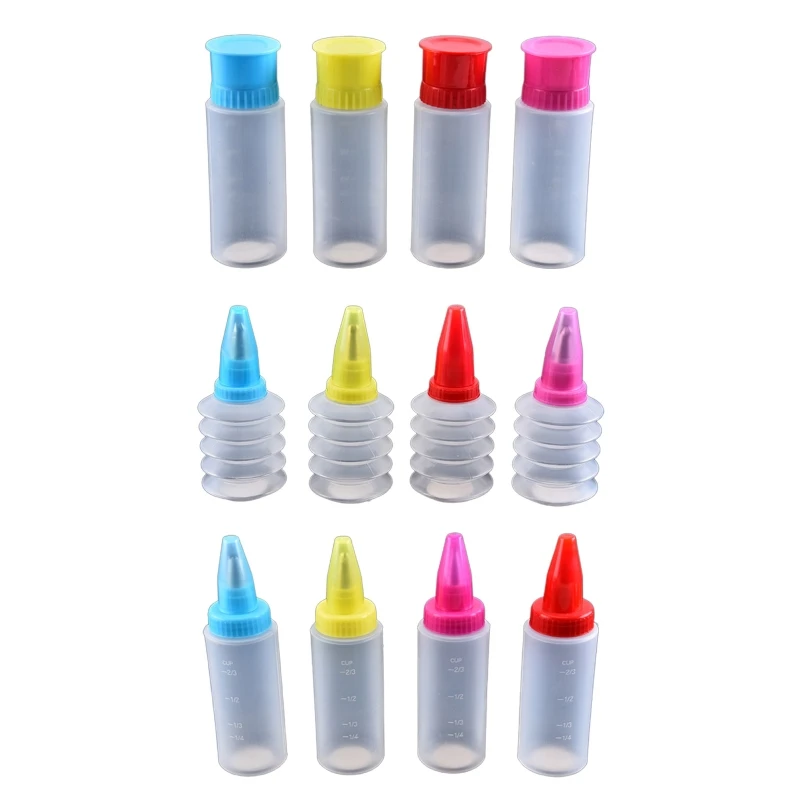 Food Coloring Cake Decorating Squeeze Bottles with Nozzle Food Grade Plastic Drop shipping