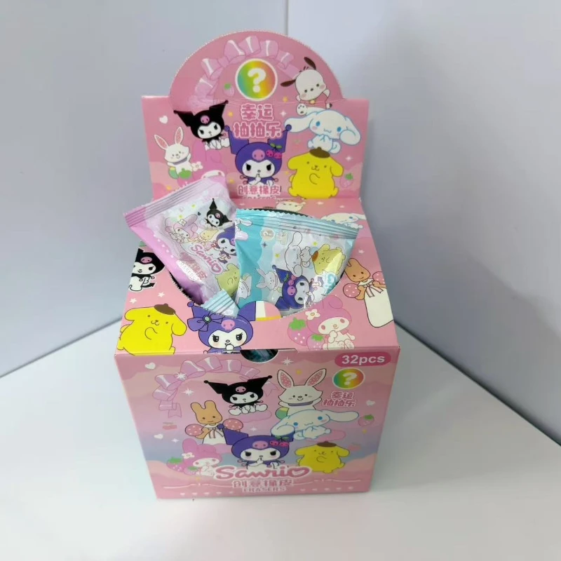 Kawaii 32-teilige Niedliche und Geheimnisvolle Schreibwaren-Überraschungsbox, Zufällige Überraschungskollektion Radiergummi, Schreibtisch-Dekoration, Feiertagsgeschenk – Detail 3