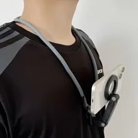 Soporte para teléfono móvil con cuello portátil manos libres, trípode colgante magnético, soporte para palo Selfie de vídeo Magsafe IPhone GoPro