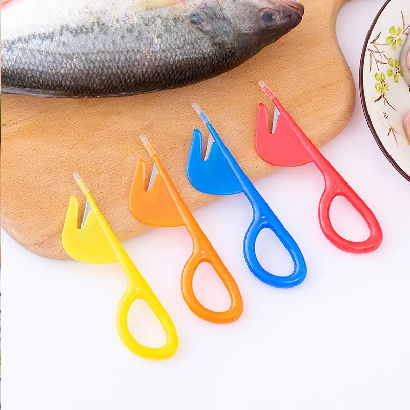 5PCS Shrimp Knife, Shrimp Intestine Stripper, Cleaning Fish Belly Knife, Clean Up Poultry Intestine Kitchen Knife Tool