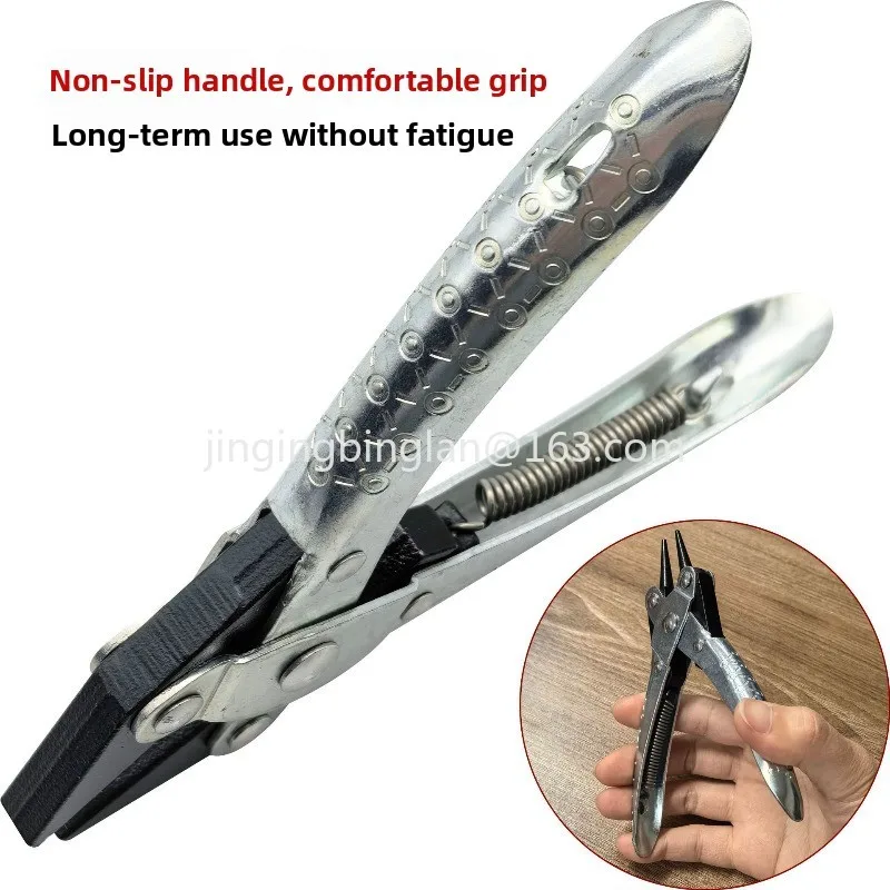 Manufacturer-supplied parallel pliers, pointed nozzles, flat nozzles with springs, jewelry, round jaws, non-slip hardware