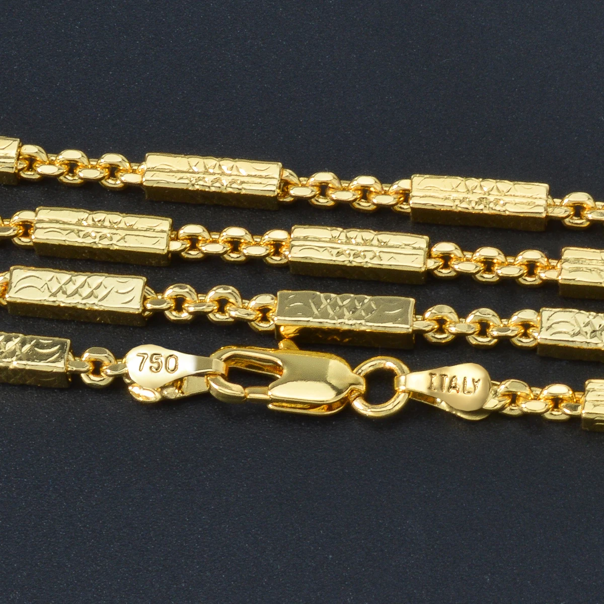 

Dubai 18k Gold-plated Copper Necklace Chain Necklace Geometric Cylinder Jewelry Neck Chain 60cm Long Chain Daily Wear Gifts