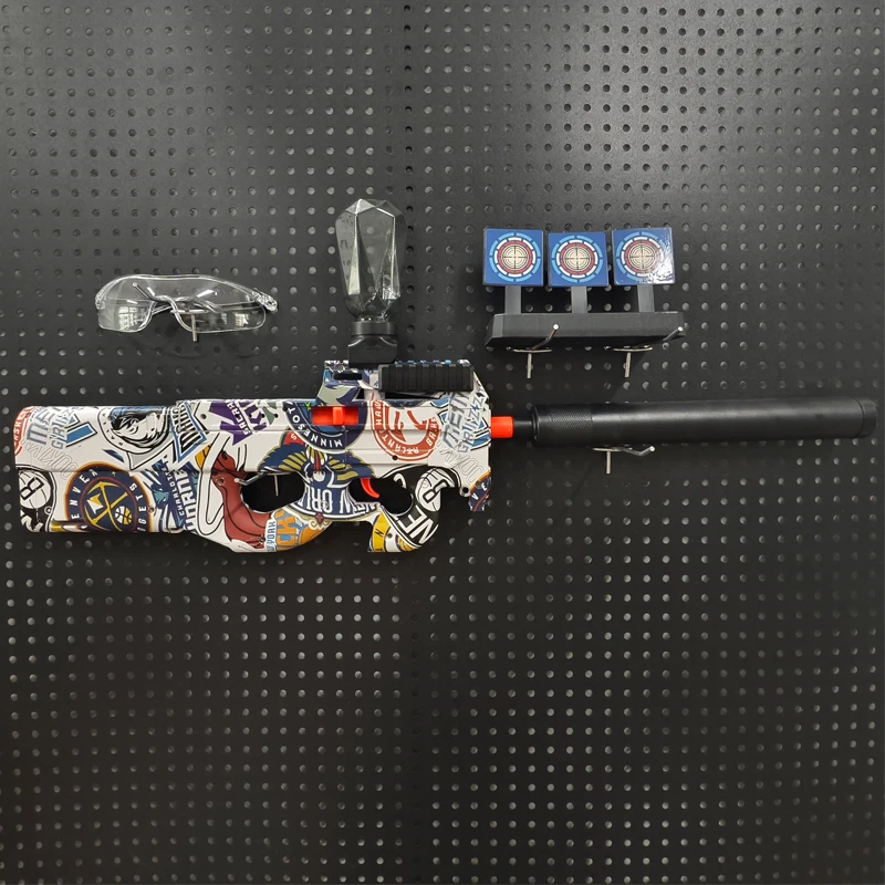 M416 Palla elettrica Blaster Pistola giocattolo AK P90 Pistola Tiro Gioco sportivo Gioco all'aperto ricaricabile ad alta velocità per adulti