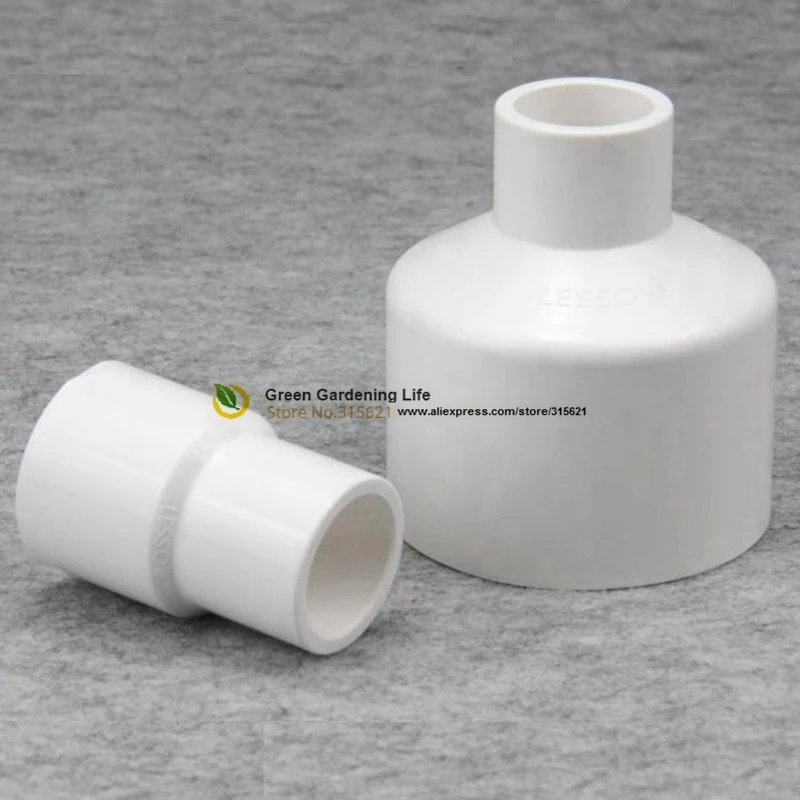 5pcs Reducing Joint Reducing Coupling Variable Diameter Directly PVC Contact Micro Irrigation Systems