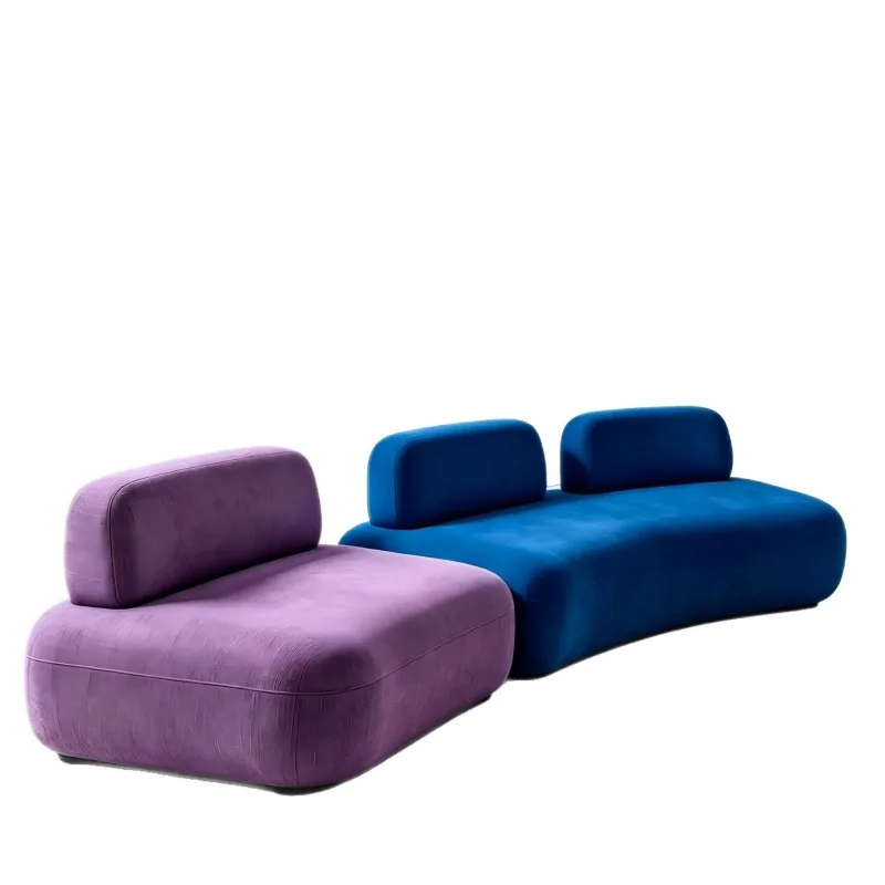 Minimalist special-shaped sofa dopamine