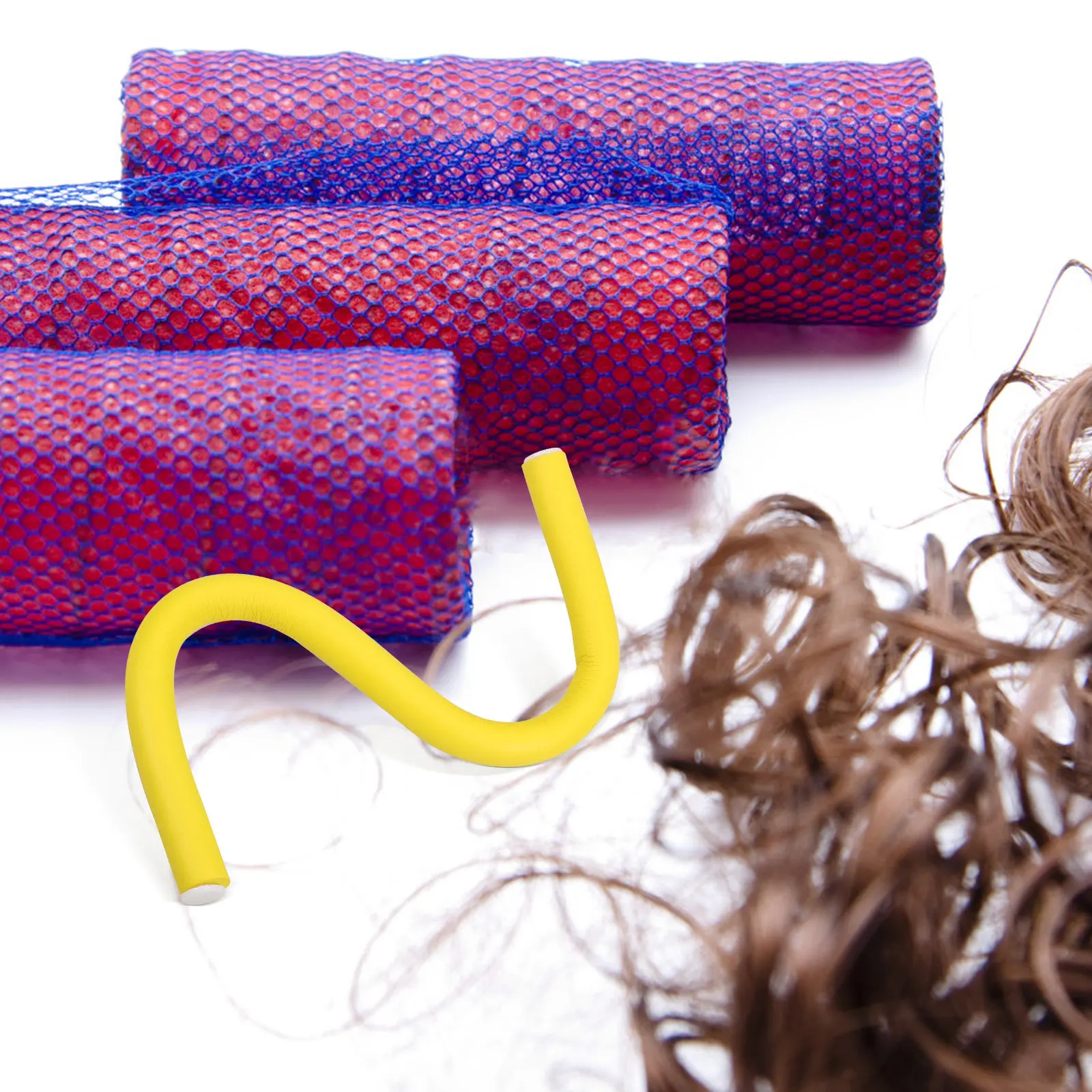 

20Pcs Cold Wave Hair Rollers Universal Flex Rods Easy Curling Spiral Hair Curler Sticks No Heat Damage Quick DIY Styling Tool