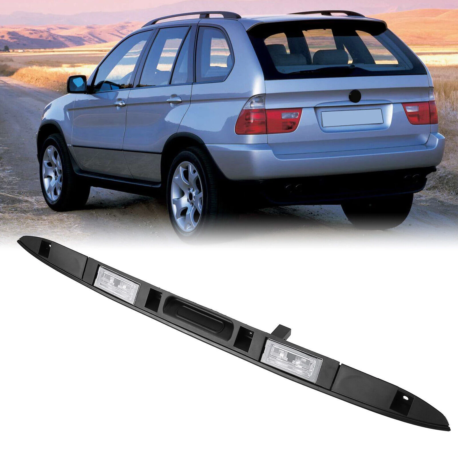 

Для BMW X5 E53 2001-2006 задняя дверь багажника переключатель крышки багажника задняя ручка люка с кнопкой замены 51137170676
