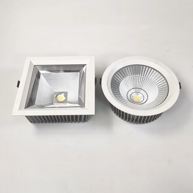 Embedded IP65 Waterproof Downlight 10W 15W 20W AC 90-260V COB Recessed Anti Fog Bathroom Kitchen Sauna Hotel Use LED Downlight