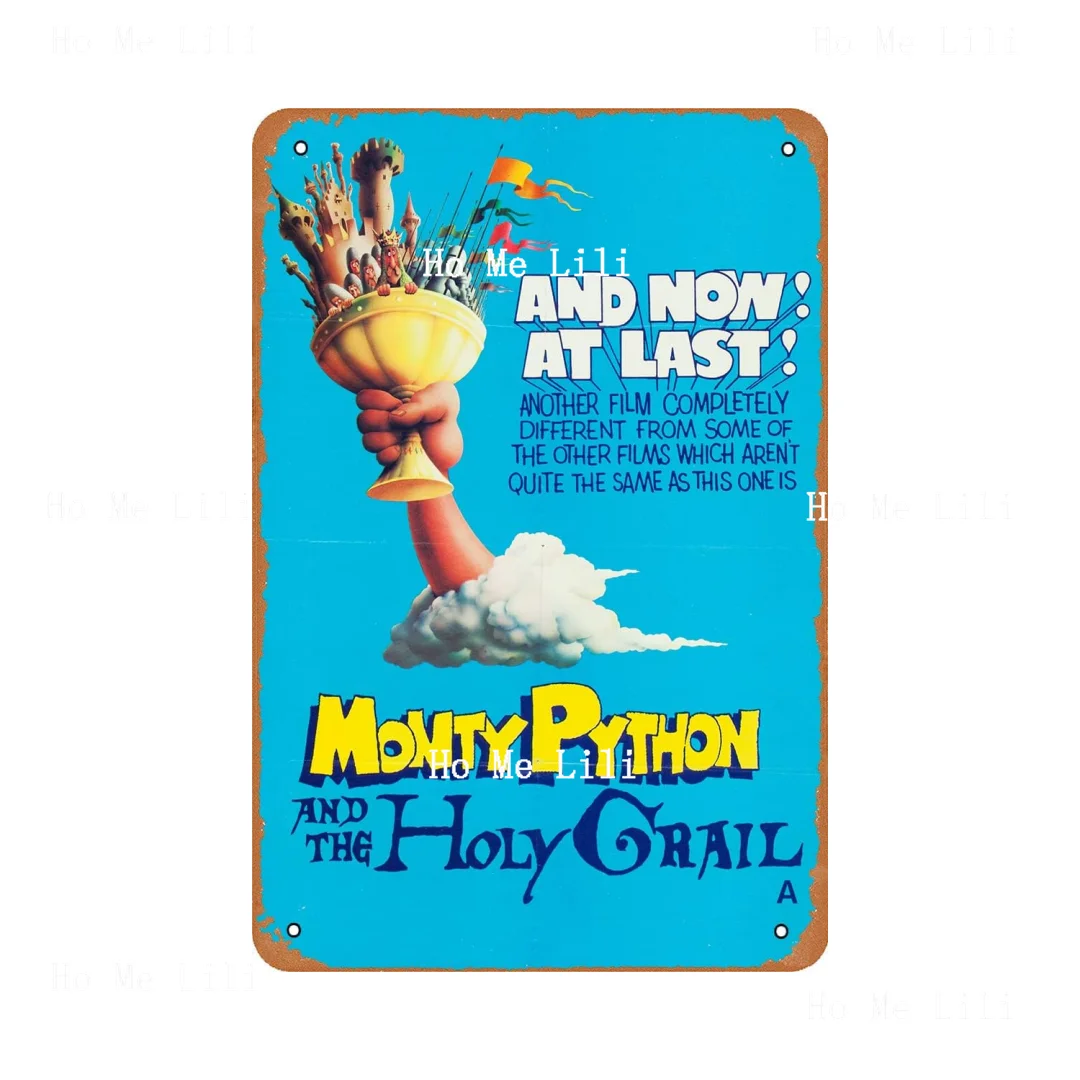 The Holy Grail Vintage Movie Tin Sign Movie Metal Plaque Poster For Bar Pub Home Coffee Man Cave Wall Decor