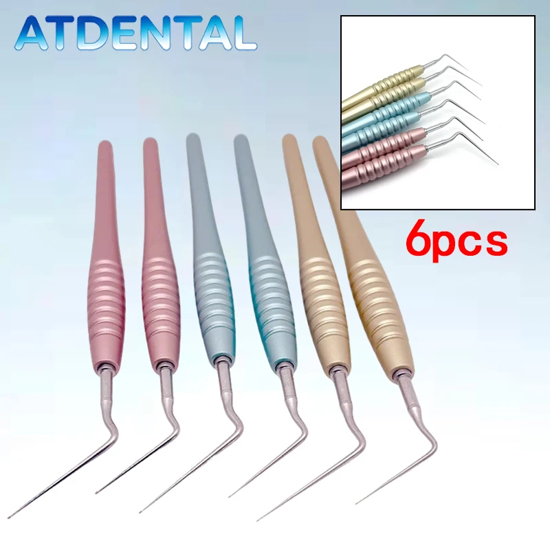 

6PCS Dental Root Tip Extractor - GPRS Endo Instrument Kit - Foreign Body Removal Tool for Endodontic Retreatment