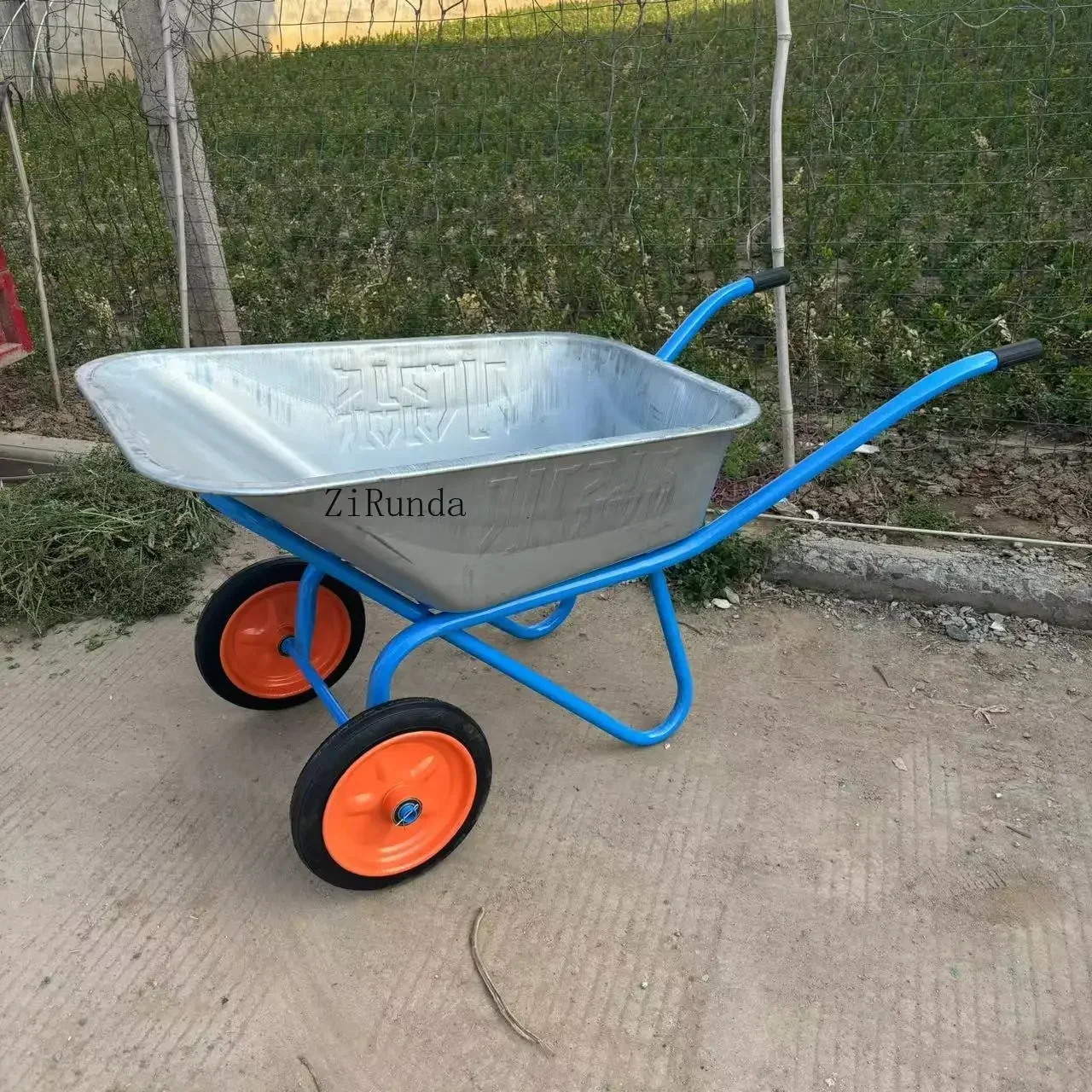 ~Radwagen, einzelner Gartenabfall, Konstruktion, Dünger, Baustellenwagen, Werkzeug