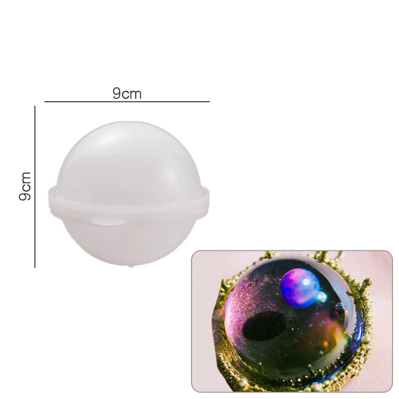 Round Clear Silicone Mold for DIY Jewelry Making