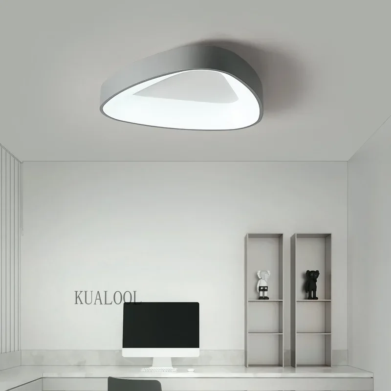 Imagem -04 - Simples e Moderno Triângulo Lâmpada do Teto Acrílico Sombra Designer Led Pendurado Luzes de Teto para Sala Estar Quarto Sala Jantar Lâmpada