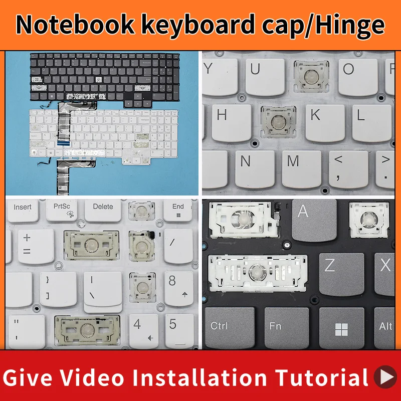 

Replacement Original Key Cap Hinge For Lenovo ideapad Gaming 3 15IAH7 82S9 82UJ 3-15ARH7 82SB 82UK Laptop Keyboard KeyCap