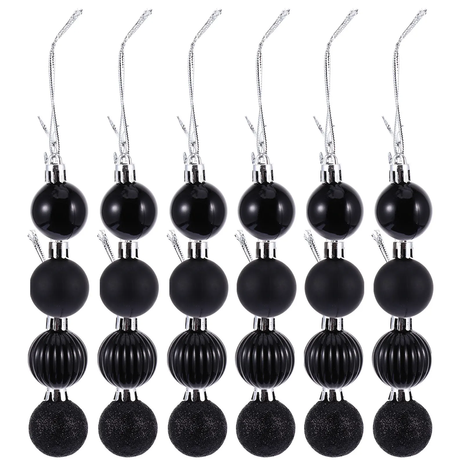 

48Pcs Christmas Ball Ornaments Plastic Xmas Tree Hanging Balls for Home Party Shop Window Holiday Decor Christmas Balls
