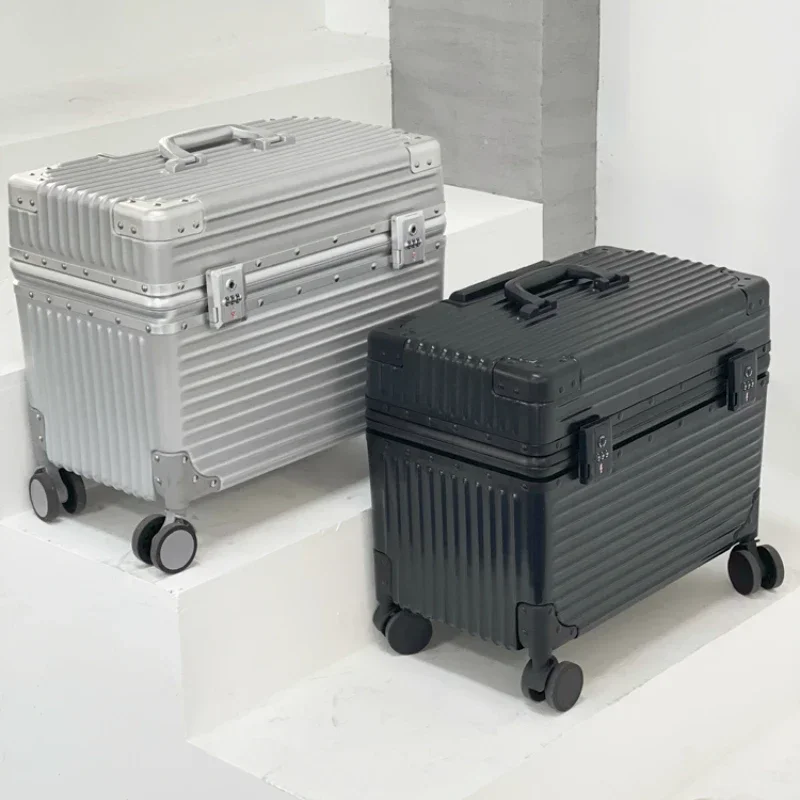 

\ Luggage 20 inch light photography cabin suitcase 18 men and women mini trolley case camera suitcase upper flap Hot sales