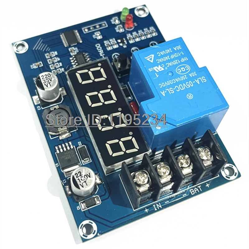 1pcs XH-M600 6V-60V battery charger protection switch battery charging control module overcharge protection board 30A