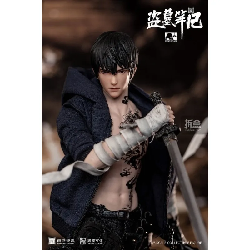 RINGTOYS Originele 1/6 Grave Robbing Notes Zhang Qiling beweegbare pop 12 inch afgewerkt model beweegbaar gewrichtsmodelcollectieornament