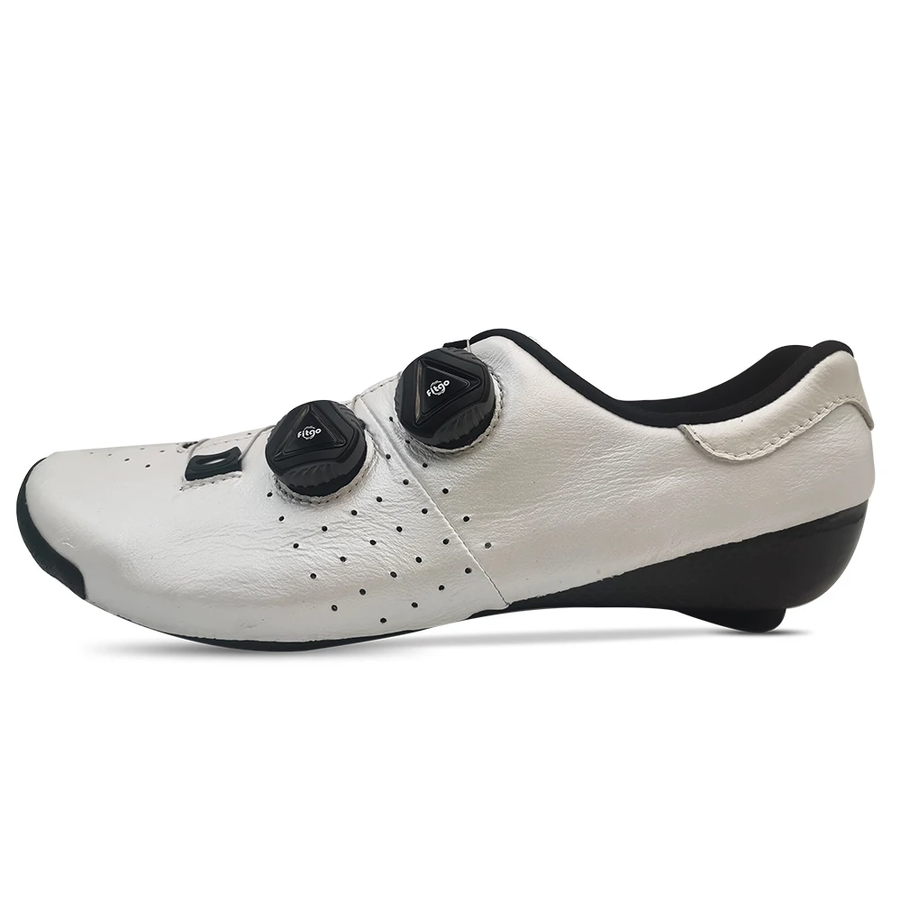 Hyper City-zapatillas de ciclismo C3 de cuero canguro, calzado profesional de carbono para pista de carretera