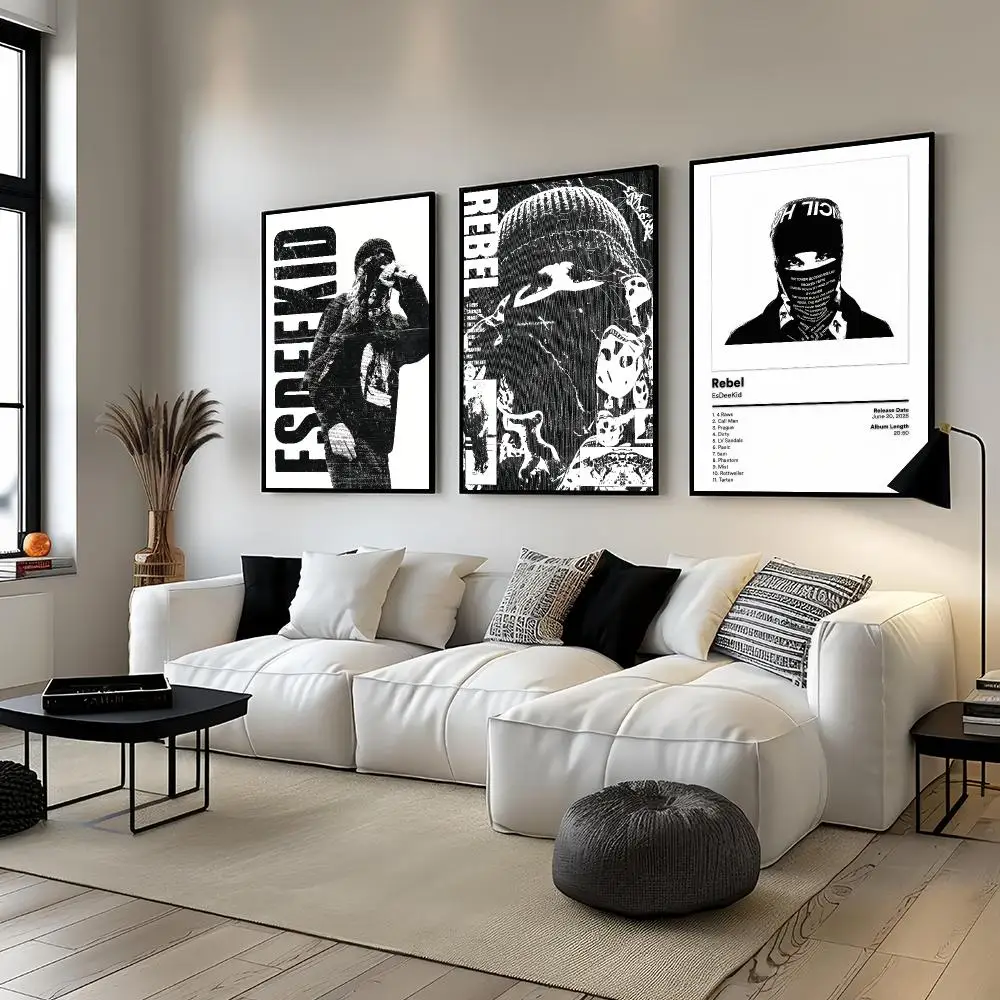 Singer E-Esdeekid Rebel Poster For Bedroom Gamer Room Decor Restaurant Wall Trendy Aesthetic Gift