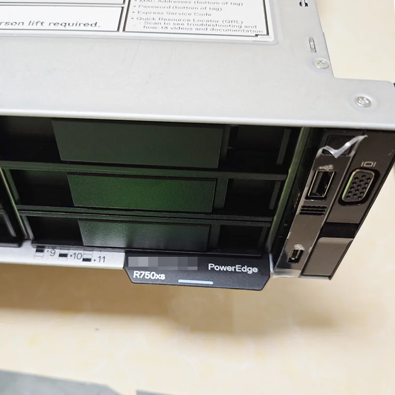 PowerEdge R750XS Network Server Host DeepSeek Deep Learning Virtualized Database AI Blade Machine