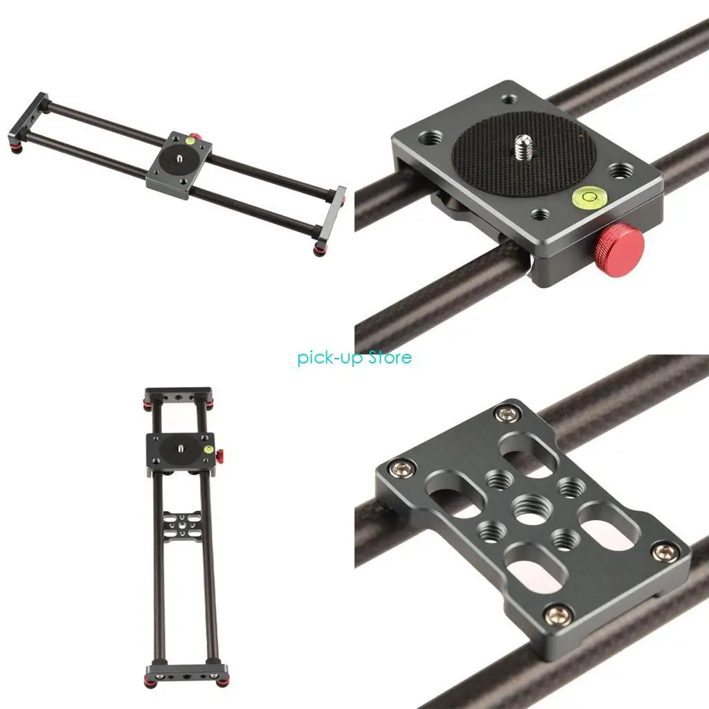 

Q5WA Настольный слайдер для видеокамеры, точная настройка, демпфирующая фиксирующая ручка, аксессуары