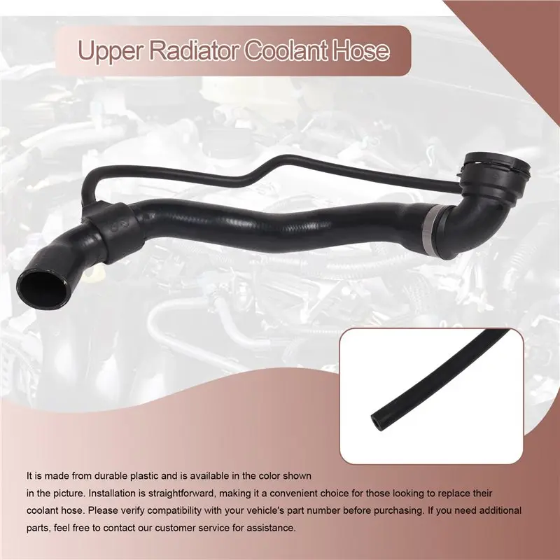 A04E-2205010182 Car Upper Radiator Coolant Hose For Mercedes-Benz W215 W220 CL55 AMG CL500 S430 S500 S55 AMG