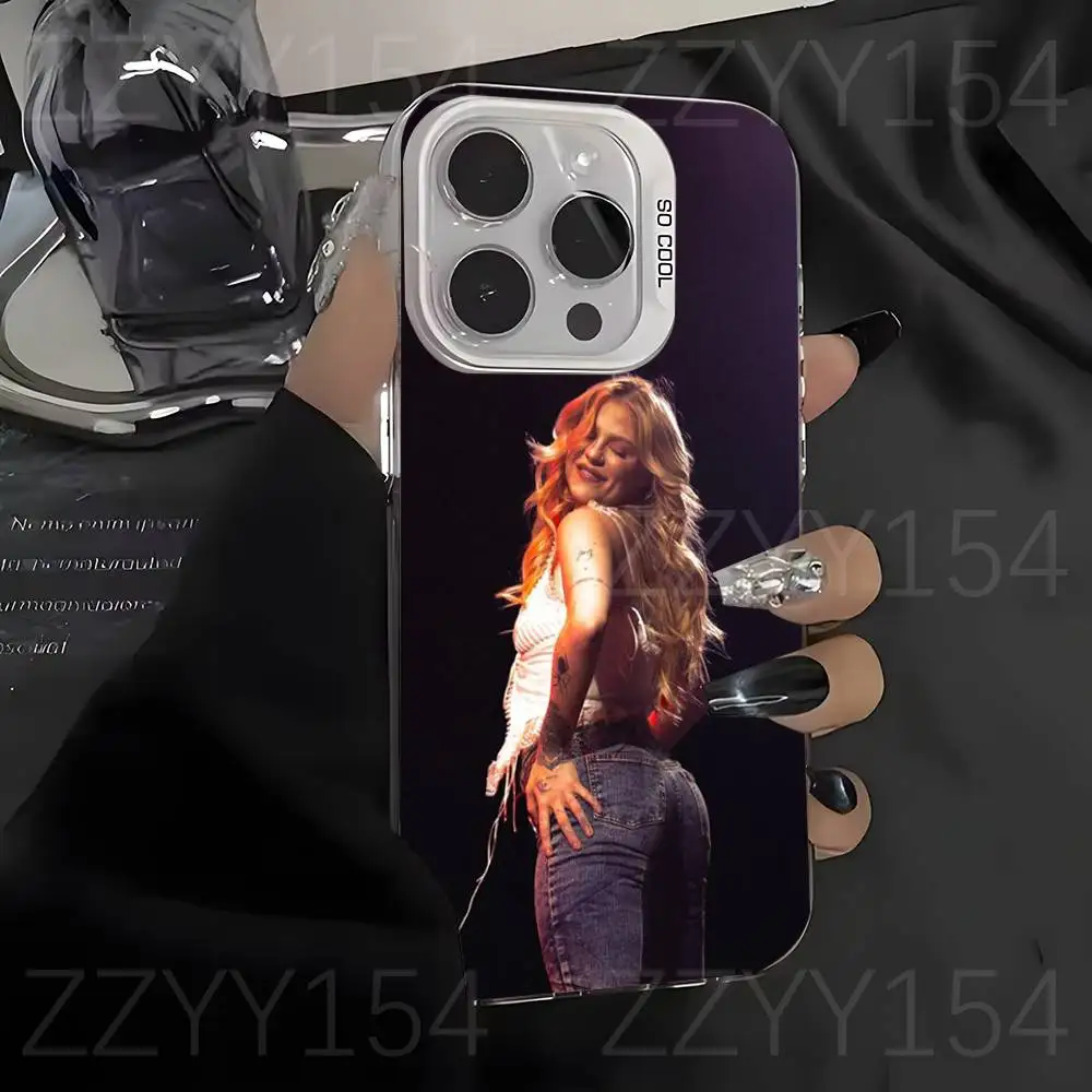 Funda de teléfono Luisa Sonza MOTINHA para iPhone 17,16,15,14,13,12,X,8,Pro,Max,Plus,E,SE4,Air,Mini blanco IMD mate