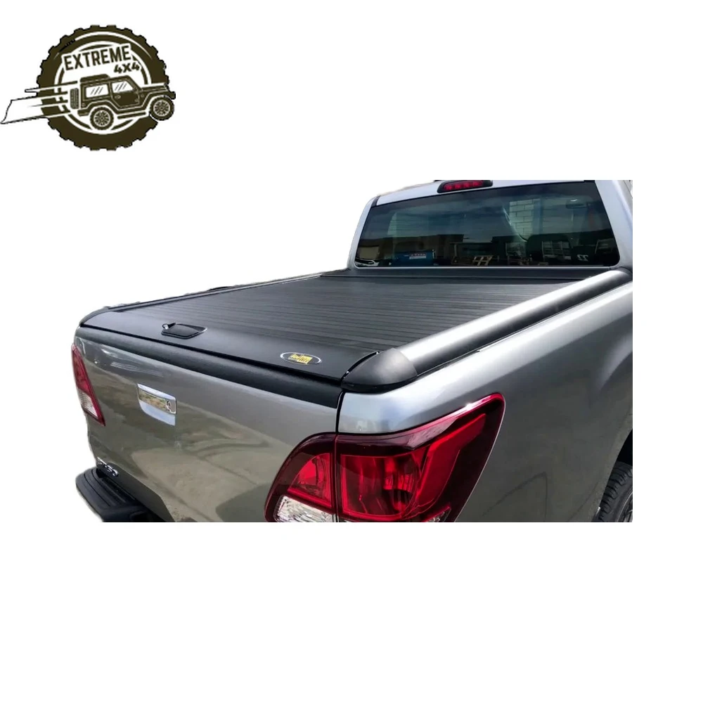 

Aluminium Retractable Roller Shutter Lid for JAC T9 T8 T6 Foton Tunland V9 Hilux Pickup Trucks Hard Tonneau Cover for Bed Covers