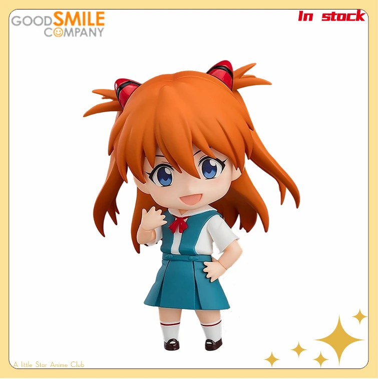 In Stock Original GSC Nendoroid #1202 Neon Genesis Evangelion New Theatrical Edition Asuka Shikinami Langley Anime Figure Model