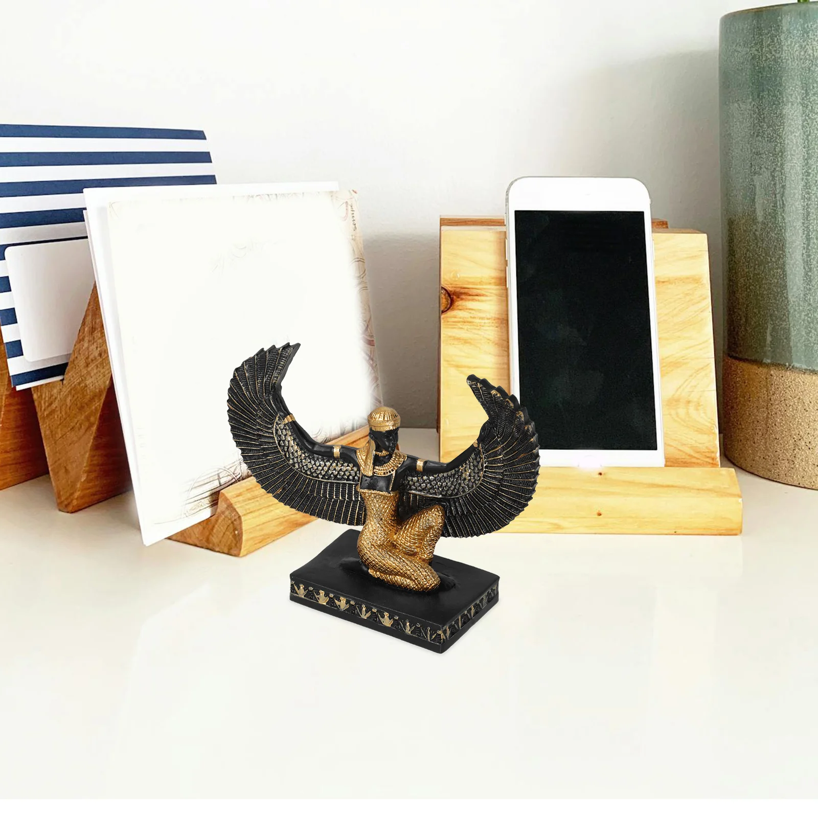 

Sculpture Resin Desktop Statue Home Office Decor Creative Ornament Sculpture Craft