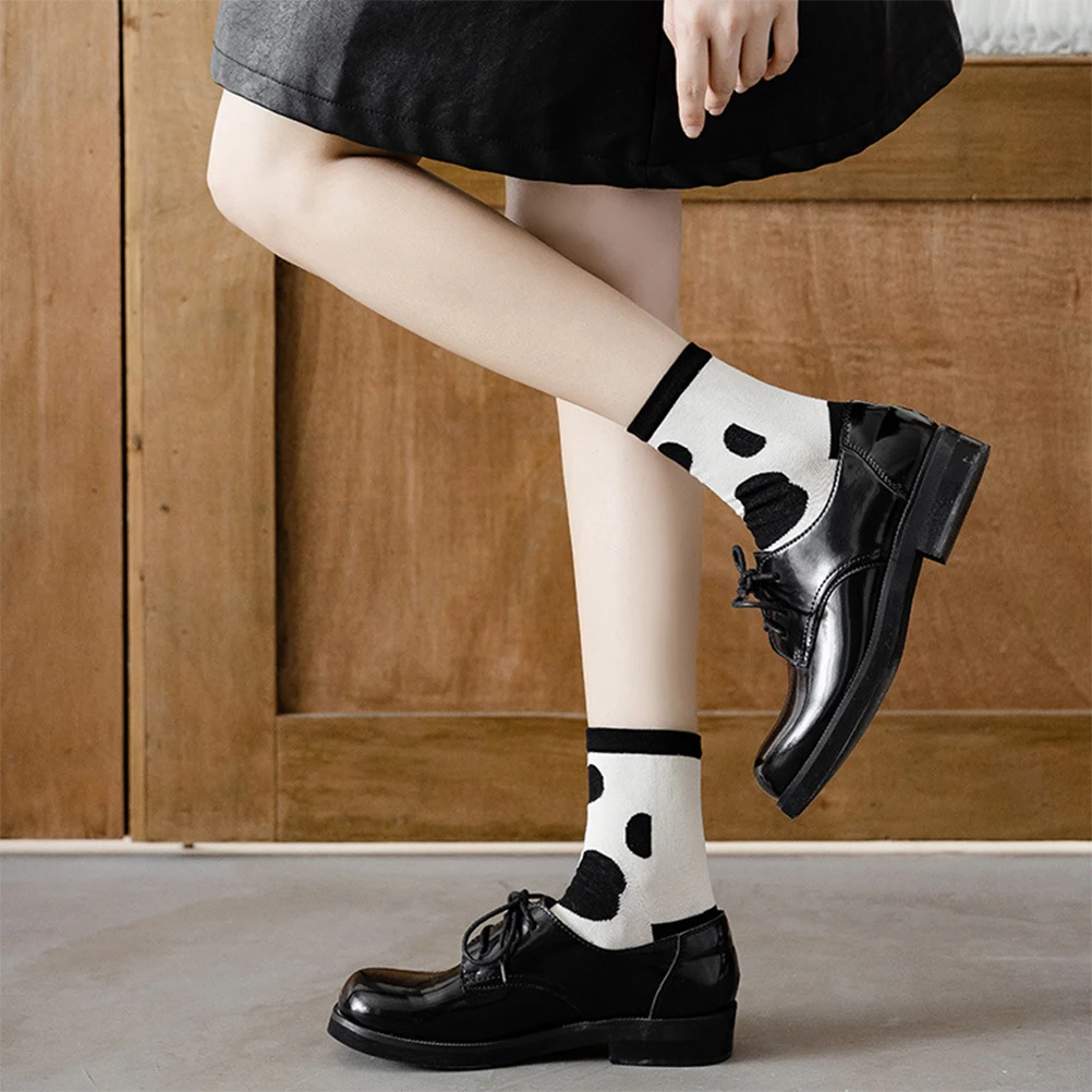 

Cotton Print Ankle For Cartoon Cow Breathable Ergonomic Design Spring Summer Autumn Wear Lovely Adorable