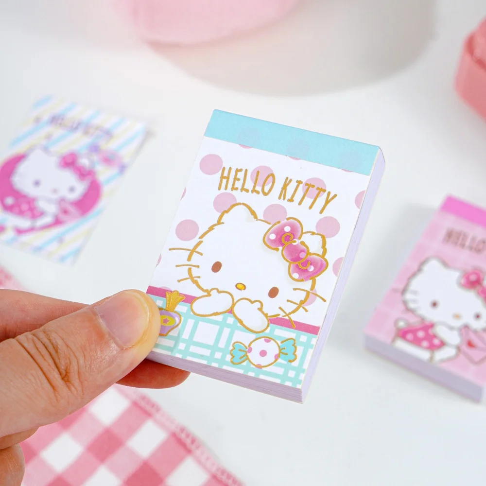 Genuine Sanrio Hello Kitty Candy Series Sticker Book 48Pcs Cute Scrapbook Stickers for Journal Planner Diary Decoration
