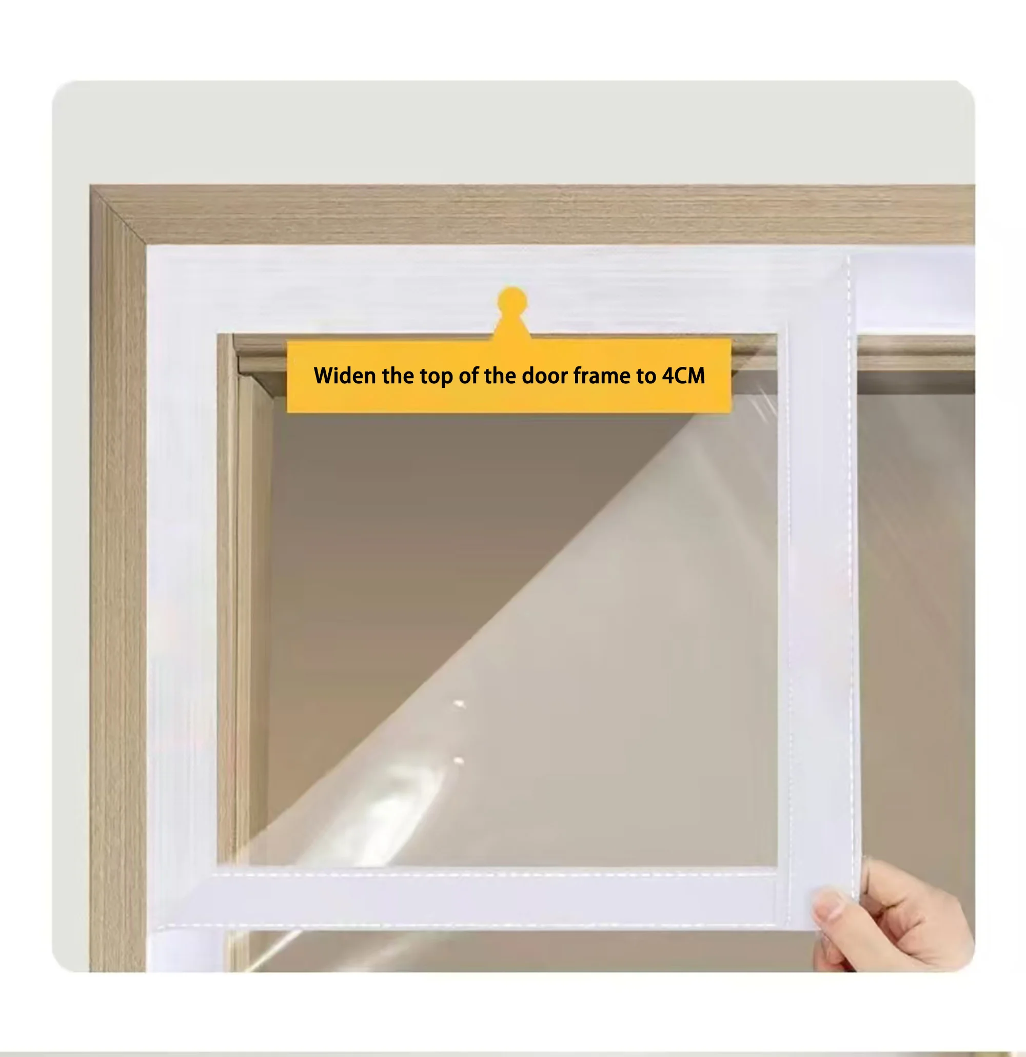 Winter magnetic transparent air conditioning door curtain, kitchen barrier curtain, windproof, cold proof and warm