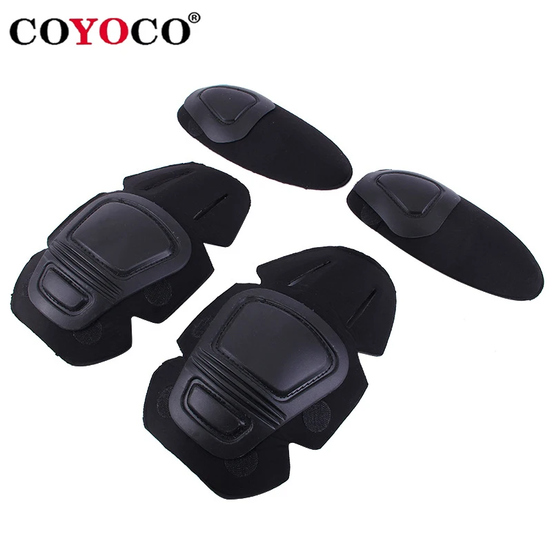 COYOCO Knee Support Protector Set g2 g3 Knee Pads & Elbow Support For Frog Suit Interpolated Outdoors Paintball Airsoft Kneepads