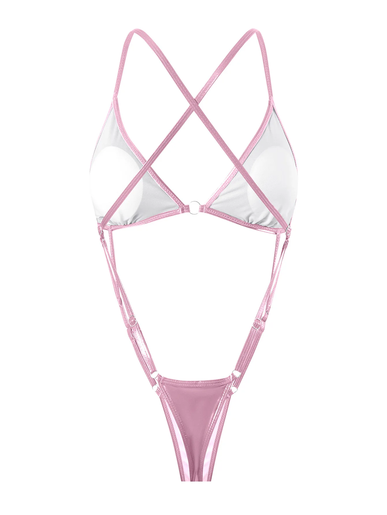 sexy gillter metallic micro mini bikinis one piece plain swimsuits bodysuits Swimwear Biquini conjunto de bikini tankini trikini