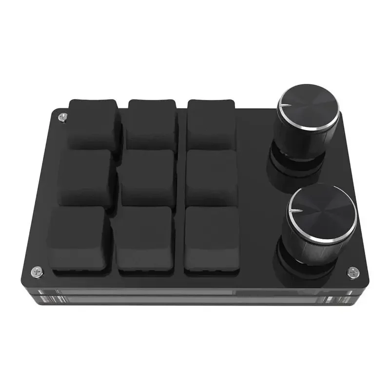 US.EU Bluetooth USB Custom 9 Keys 12 Keys Keyboard Volume Knob Programming Macro Gaming Photoshop Keypad Mechanical Keyboard