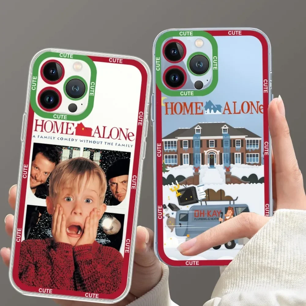 Home Alone Phone Case For Samsung S20 S21 S22 S23  Ultra Plus S10 Transparent Border Shell